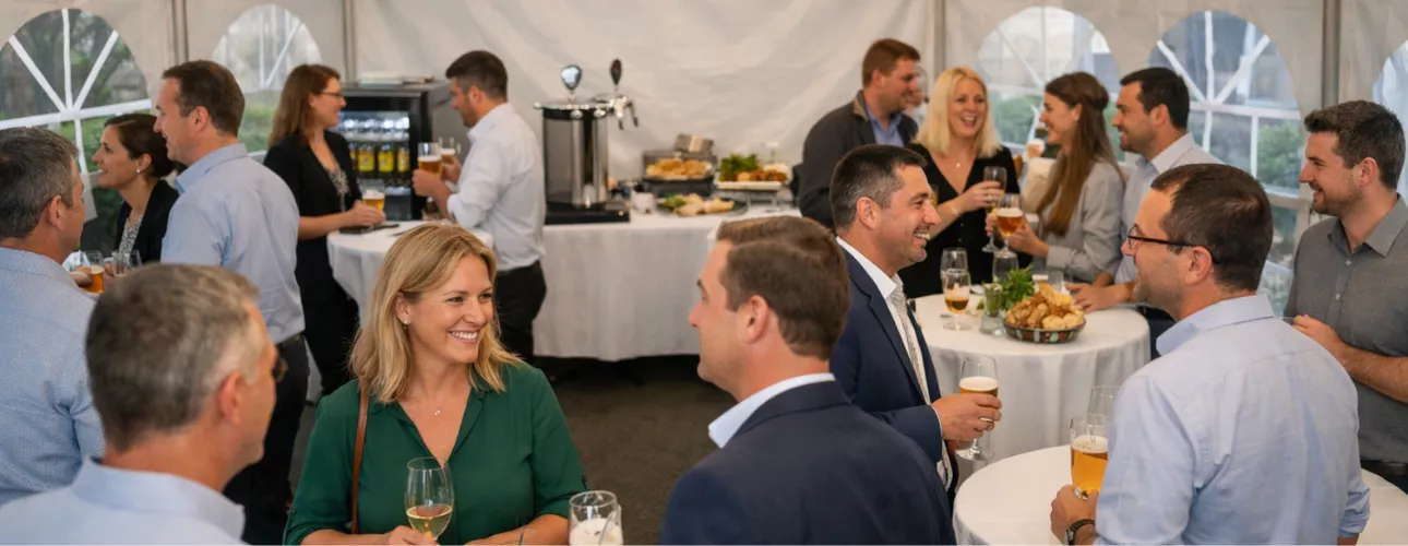 Bedrijfsfeest organiseren met Partytentverhuur Haaglanden
