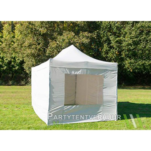 Easy up tent 3x3 meter lichtgrijs